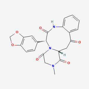 molecular formula C22H19N3O6 B585378 Tadalafil Ketolactam CAS No. 1346605-38-6
