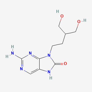 molecular formula C10H15N5O3 B585380 去二乙酰基-8-氧代泛昔洛韦 CAS No. 166197-79-1