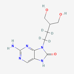 molecular formula C10H15N5O3 B585381 Desdiacetyl-8-oxo Famciclovir-d4 CAS No. 1346603-55-1