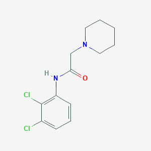 molecular formula C13H16Cl2N2O B5853814 N-(2,3-dichlorophenyl)-2-(1-piperidinyl)acetamide 