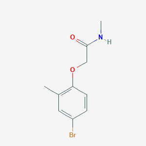 molecular formula C10H12BrNO2 B5853855 2-(4-bromo-2-methylphenoxy)-N-methylacetamide 