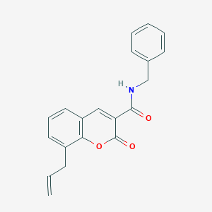 molecular formula C20H17NO3 B5853871 8-allyl-N-benzyl-2-oxo-2H-chromene-3-carboxamide 