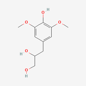 molecular formula C11H16O5 B585390 3-(4-Hydroxy-3,5-dimethoxyphenyl)propane-1,2-diol CAS No. 22805-15-8