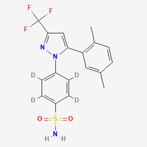 molecular formula C18H16F3N3O2S B585394 2,5-Dimethyl Celecoxib-d4 CAS No. 1346603-87-9