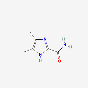 molecular formula C6H9N3O B585396 4,5-Dimethyl-1H-imidazole-2-carboxamide CAS No. 146450-02-4