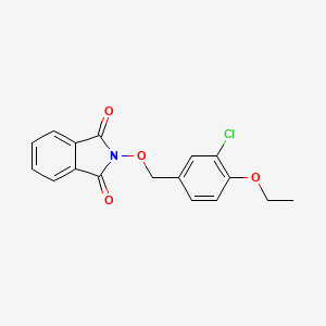 molecular formula C17H14ClNO4 B5853974 2-[(3-chloro-4-ethoxybenzyl)oxy]-1H-isoindole-1,3(2H)-dione 