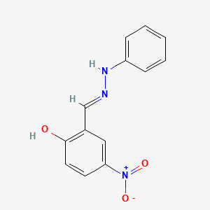molecular formula C13H11N3O3 B5854006 2-hydroxy-5-nitrobenzaldehyde phenylhydrazone CAS No. 93044-40-7