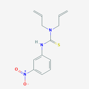 molecular formula C13H15N3O2S B5854016 N,N-diallyl-N'-(3-nitrophenyl)thiourea 
