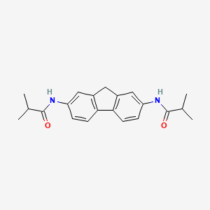 molecular formula C21H24N2O2 B5854109 N,N'-9H-fluorene-2,7-diylbis(2-methylpropanamide) 