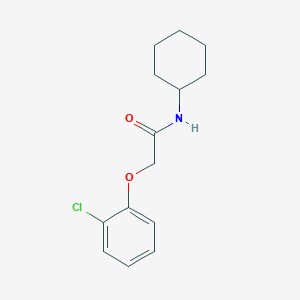 molecular formula C14H18ClNO2 B5854116 2-(2-chlorophenoxy)-N-cyclohexylacetamide 