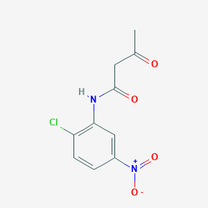 molecular formula C10H9ClN2O4 B5854120 N-(2-chloro-5-nitrophenyl)-3-oxobutanamide 