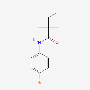 molecular formula C12H16BrNO B5854145 N-(4-bromophenyl)-2,2-dimethylbutanamide 