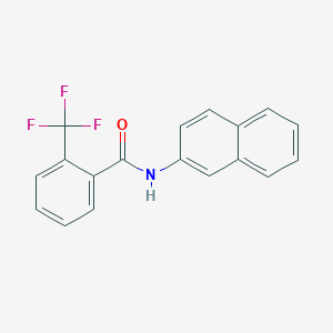molecular formula C18H12F3NO B5854156 N-2-naphthyl-2-(trifluoromethyl)benzamide 