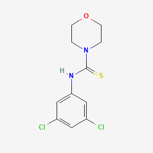 molecular formula C11H12Cl2N2OS B5854187 N-(3,5-dichlorophenyl)-4-morpholinecarbothioamide 