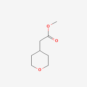 molecular formula C8H14O3 B585420 Methyl 2-(tetrahydro-2H-pyran-4-YL)acetate CAS No. 156002-64-1