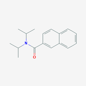molecular formula C17H21NO B5854228 N,N-diisopropyl-2-naphthamide 