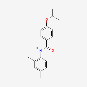 molecular formula C18H21NO2 B5854265 N-(2,4-dimethylphenyl)-4-isopropoxybenzamide 