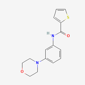 molecular formula C15H16N2O2S B5854304 N-[3-(4-morpholinyl)phenyl]-2-thiophenecarboxamide 