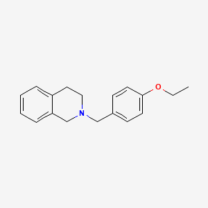 molecular formula C18H21NO B5854309 2-(4-ethoxybenzyl)-1,2,3,4-tetrahydroisoquinoline 