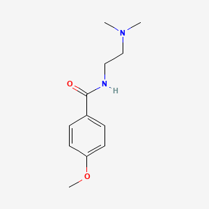 molecular formula C12H18N2O2 B5854332 N-[2-(dimethylamino)ethyl]-4-methoxybenzamide 