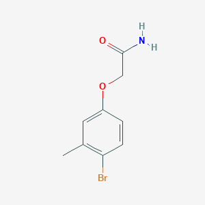molecular formula C9H10BrNO2 B5854366 2-(4-bromo-3-methylphenoxy)acetamide 
