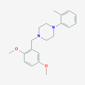 molecular formula C20H26N2O2 B5854398 1-(2,5-dimethoxybenzyl)-4-(2-methylphenyl)piperazine 
