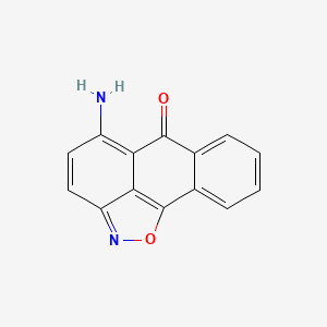 molecular formula C14H8N2O2 B5854413 5-amino-6H-anthra[1,9-cd]isoxazol-6-one 