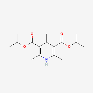molecular formula C16H25NO4 B5854535 diisopropyl 2,4,6-trimethyl-1,4-dihydro-3,5-pyridinedicarboxylate 