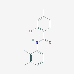 molecular formula C16H16ClNO B5854566 2-chloro-N-(2,3-dimethylphenyl)-4-methylbenzamide 