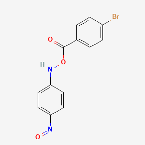 molecular formula C13H9BrN2O3 B5854570 benzo-1,4-quinone O-(4-bromobenzoyl)oxime oxime 