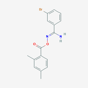 molecular formula C16H15BrN2O2 B5854622 3-bromo-N'-[(2,4-dimethylbenzoyl)oxy]benzenecarboximidamide 