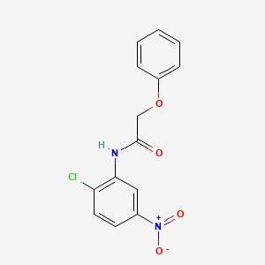 molecular formula C14H11ClN2O4 B5854631 N-(2-chloro-5-nitrophenyl)-2-phenoxyacetamide 