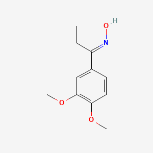 molecular formula C11H15NO3 B5854639 1-(3,4-dimethoxyphenyl)-1-propanone oxime 