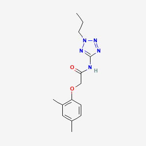molecular formula C14H19N5O2 B5854640 2-(2,4-dimethylphenoxy)-N-(2-propyl-2H-tetrazol-5-yl)acetamide 