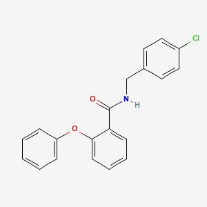 molecular formula C20H16ClNO2 B5854649 N-(4-chlorobenzyl)-2-phenoxybenzamide 