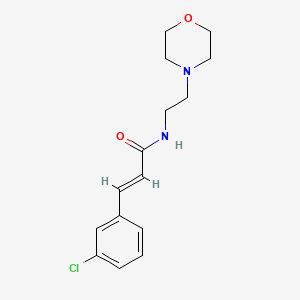 molecular formula C15H19ClN2O2 B5854667 3-(3-chlorophenyl)-N-[2-(4-morpholinyl)ethyl]acrylamide 