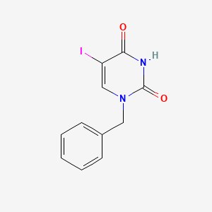 molecular formula C11H9IN2O2 B5854670 1-benzyl-5-iodo-2,4(1H,3H)-pyrimidinedione 