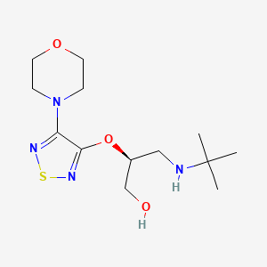 molecular formula C13H24N4O3S B585481 (S)-Isotimolol CAS No. 158636-96-5