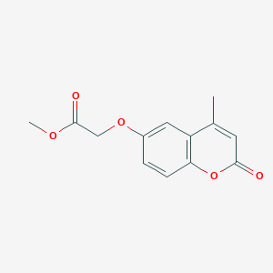 molecular formula C13H12O5 B5854821 methyl [(4-methyl-2-oxo-2H-chromen-6-yl)oxy]acetate 