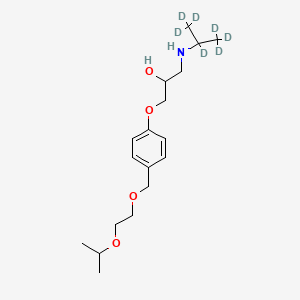molecular formula C18H31NO4 B585484 双叶醇醇半富马酸盐 CAS No. 1310012-16-8