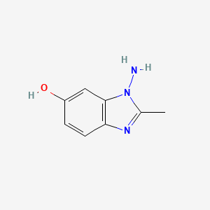 molecular formula C8H9N3O B585485 1-Amino-2-methyl-1H-benzo[d]imidazol-6-ol CAS No. 158591-13-0