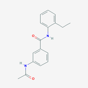 molecular formula C17H18N2O2 B5854891 3-(acetylamino)-N-(2-ethylphenyl)benzamide 