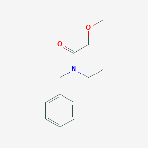 molecular formula C12H17NO2 B5854902 N-苄基-N-乙基-2-甲氧基乙酰胺 