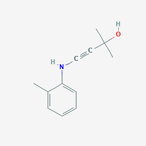 molecular formula C12H15NO B585492 2-(2-Methyl-3-butyn-2-ol)-4-aminotoluene CAS No. 905439-45-4