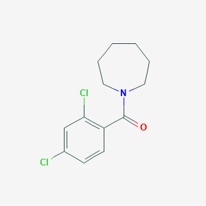 molecular formula C13H15Cl2NO B5854927 1-(2,4-dichlorobenzoyl)azepane 