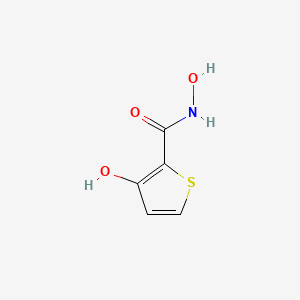 molecular formula C5H5NO3S B585501 N,3-dihydroxythiophene-2-carboxamide CAS No. 151824-93-0