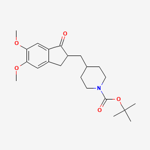 molecular formula C22H31NO5 B585502 N-去苄基 N-叔丁氧羰基多奈哌齐 CAS No. 948550-60-5