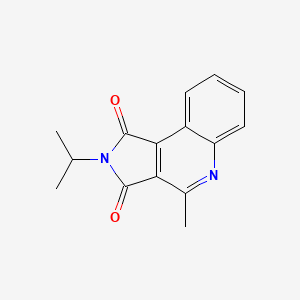 molecular formula C15H14N2O2 B5855034 2-isopropyl-4-methyl-1H-pyrrolo[3,4-c]quinoline-1,3(2H)-dione 