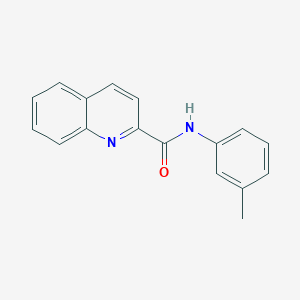 molecular formula C17H14N2O B5855058 N-(3-methylphenyl)-2-quinolinecarboxamide 
