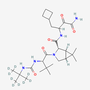 molecular formula C27H45N5O5 B585506 波西普韦-d9 CAS No. 1256751-11-7